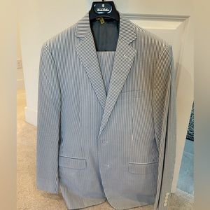 Brooks Brothers 1818 Fitzgerald Seer Sucker Suit